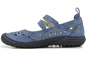 JBU Womens Bellerose Encore Mary Jane Flats Casual - Blue