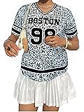 Jersey Shirts for Women Y2k Graphic Number Shirt