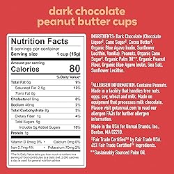 Unreal Dark Chocolate Peanut Butter Cups, 4.2 oz