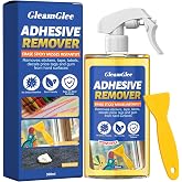 Adhesive Remover Spray, 10.14 fl oz Glue, Sticker &amp; Label Remover | Fast-Acting Sticky Residue Remover for Tape, Gum, Wax, Car Windows, Glass, Metal, Plastic &amp; Sealed Wood, Scraper Included