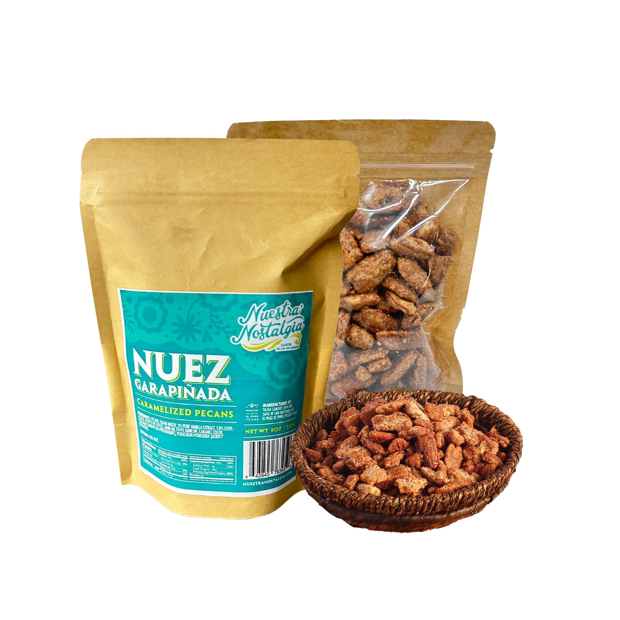 Nuez Garapiñada | Caramelized Pecans - Crunchy