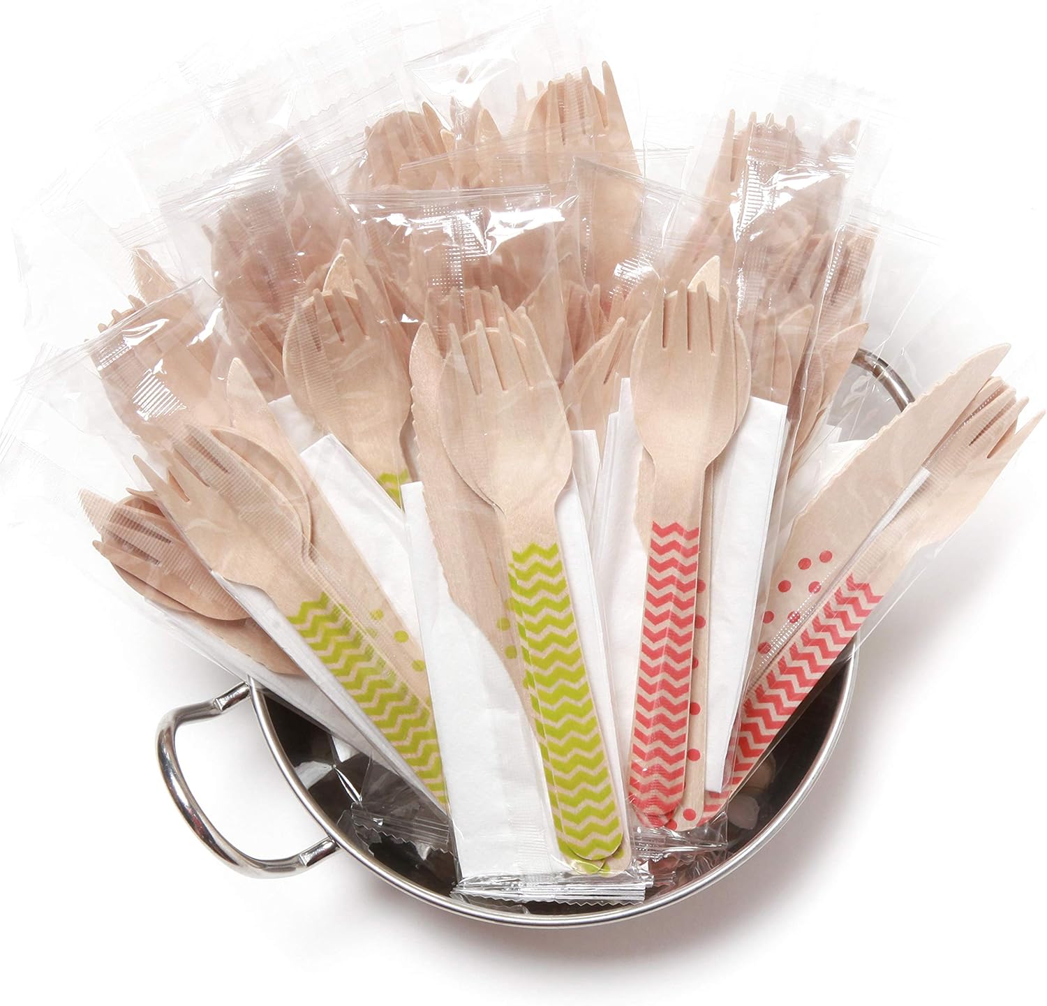 Individually Wrapped Disposable Wooden Cutlery/Utensil