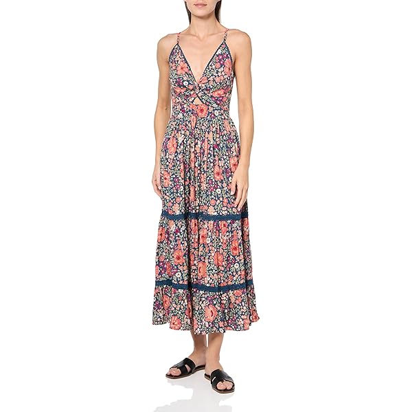 halter cut dress Fluid Backless Halter Maxi Dress with Slit Detail main image 1