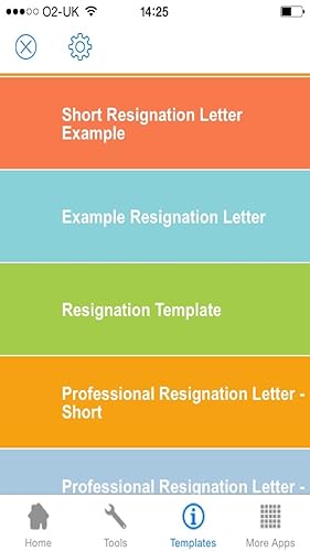 Resignation Letter Sample Templates And Examples Of Job Resignation Letters Amazon Com Appstore For Android