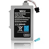 Wii U Gamepad 3600 mAh Replacement Rechargeable Battery Pack by Other Future