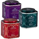 Harney & Sons Historic Royal Palaces Black Tea Collection Set of 3 - Tower of London, Royal English Breakfast, & Earl Grey Imperial