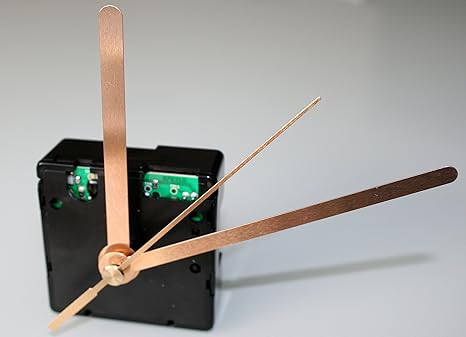 UTS Funkuhrwerk für Ziffernblatt 5-11mm mit Zeigersatz Metall gold gerade