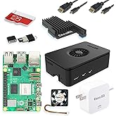 CanaKit Raspberry Pi 5 Starter Kit PRO - Turbine Black (128GB Edition) (8GB RAM)