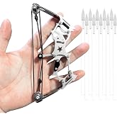 Archery Bow Set Left and Right Hand Compound Bow Hunting Bow Metal Material Catapult RH/LH for Practice Archery