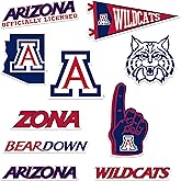 University of Arizona Premium Vinyl Sticker Pack – 9 Waterproof Wildcats Decals for Laptop, Water Bottle, Tablet, Car, Skateboard & More – Officially Licensed Variety Set