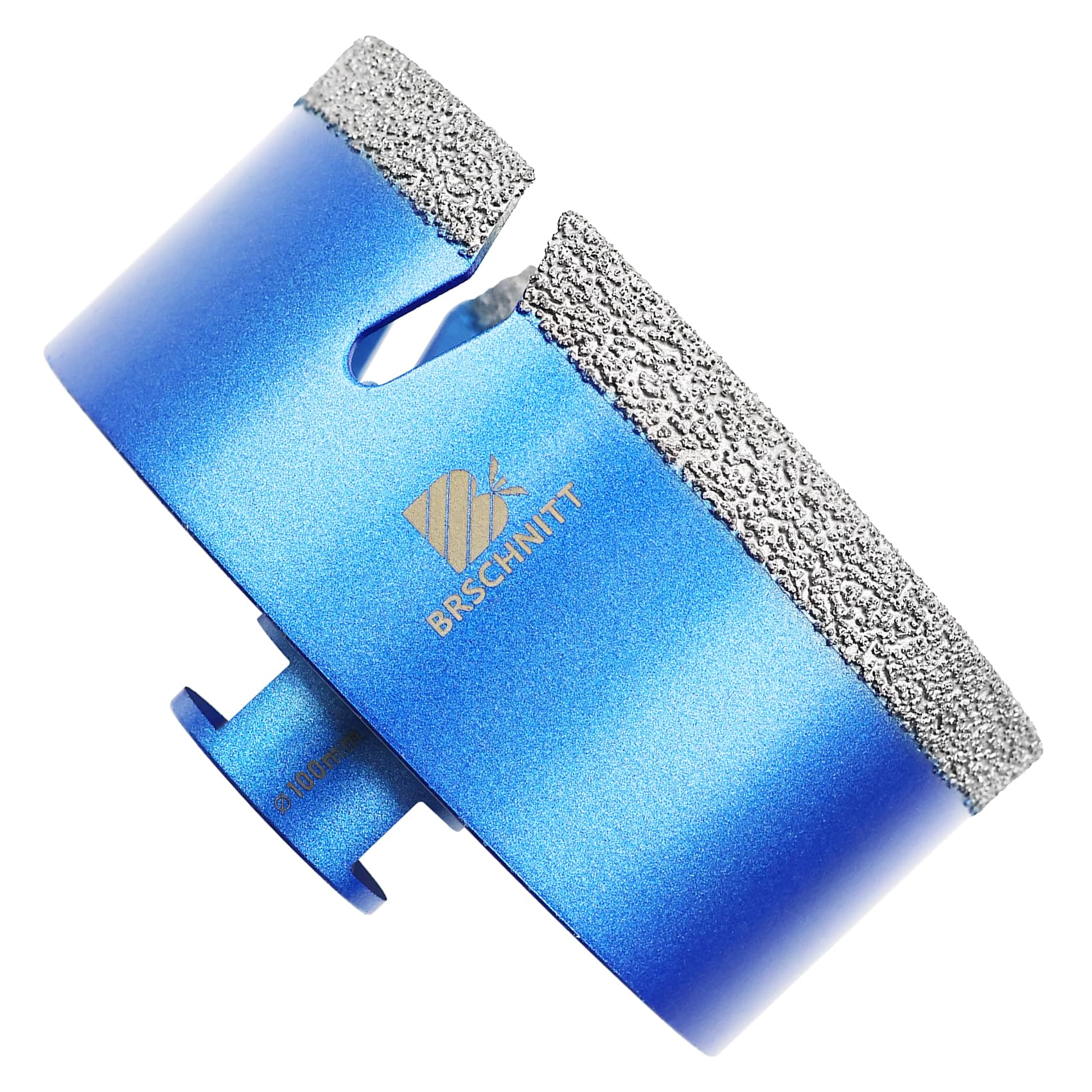 Diamond Core Drill Bit 100mm- BRSCHNITT Tile Hole Saw M14 for Tile Porcelain Stoneware Ceramic Marble Granite Drilling,Suitable for Angle Grinders — image 1