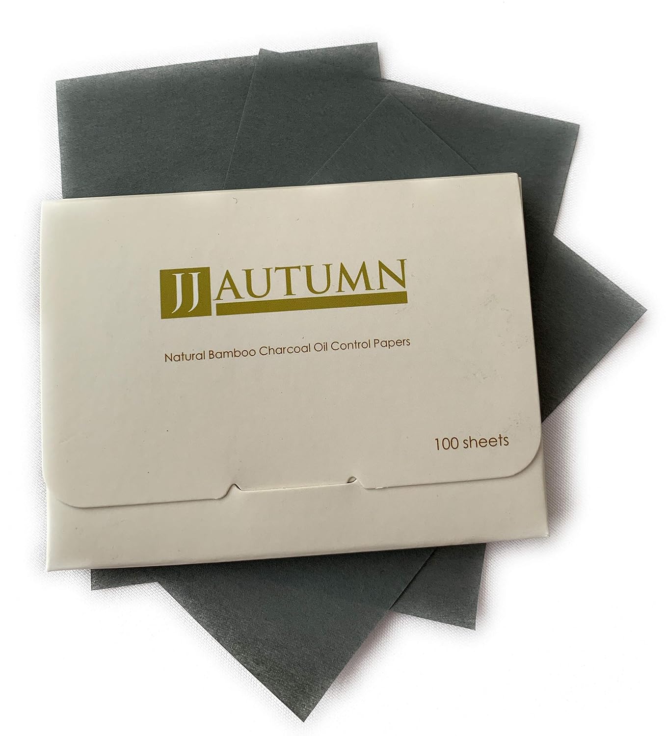 Natural Bamboo Charcoal Oil Absorbing Blotting Facial Tissues for Face - Biodegradable Face Blotting Paper for Men and Woman -100 Sheets Pack