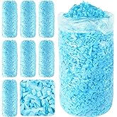 Frienda 40lbs Bean Bag Filler Bulk, Memory Foam Filling, Shredded Soft Foam Filler Stuffing for Bean Bag Refill Pillow Dog Bed Chairs Couch Cushion Stuffed Animals Arts Crafts (Blue)