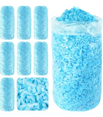 Recharge Mousse Mémoire De Forme Déchiquetée 1 Kg - Rembourrage Pour Pouf, Coussin, Jouet, Sans Gel Ni Odeur