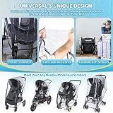 Orzbow Universal Rain Cover for Pram - EVA 0.2mm, Zip Opening, Breathable view 5