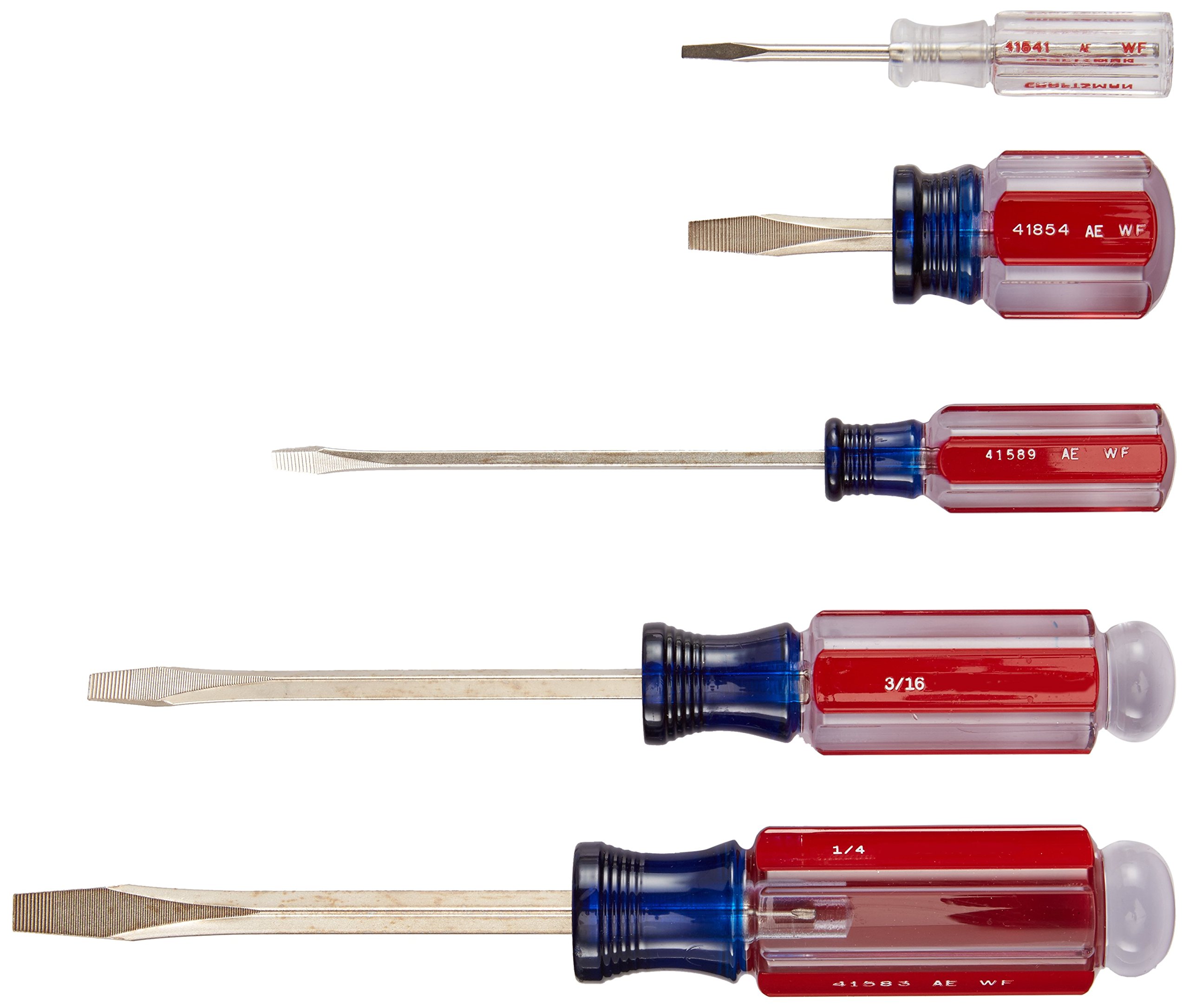 Craftsman 947137 Slotted Screwdriver Set, 5 Piece 648738471374 eBay