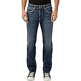 Silver Jeans Co. Mens Allan Slim Fit Straight Leg Jeans