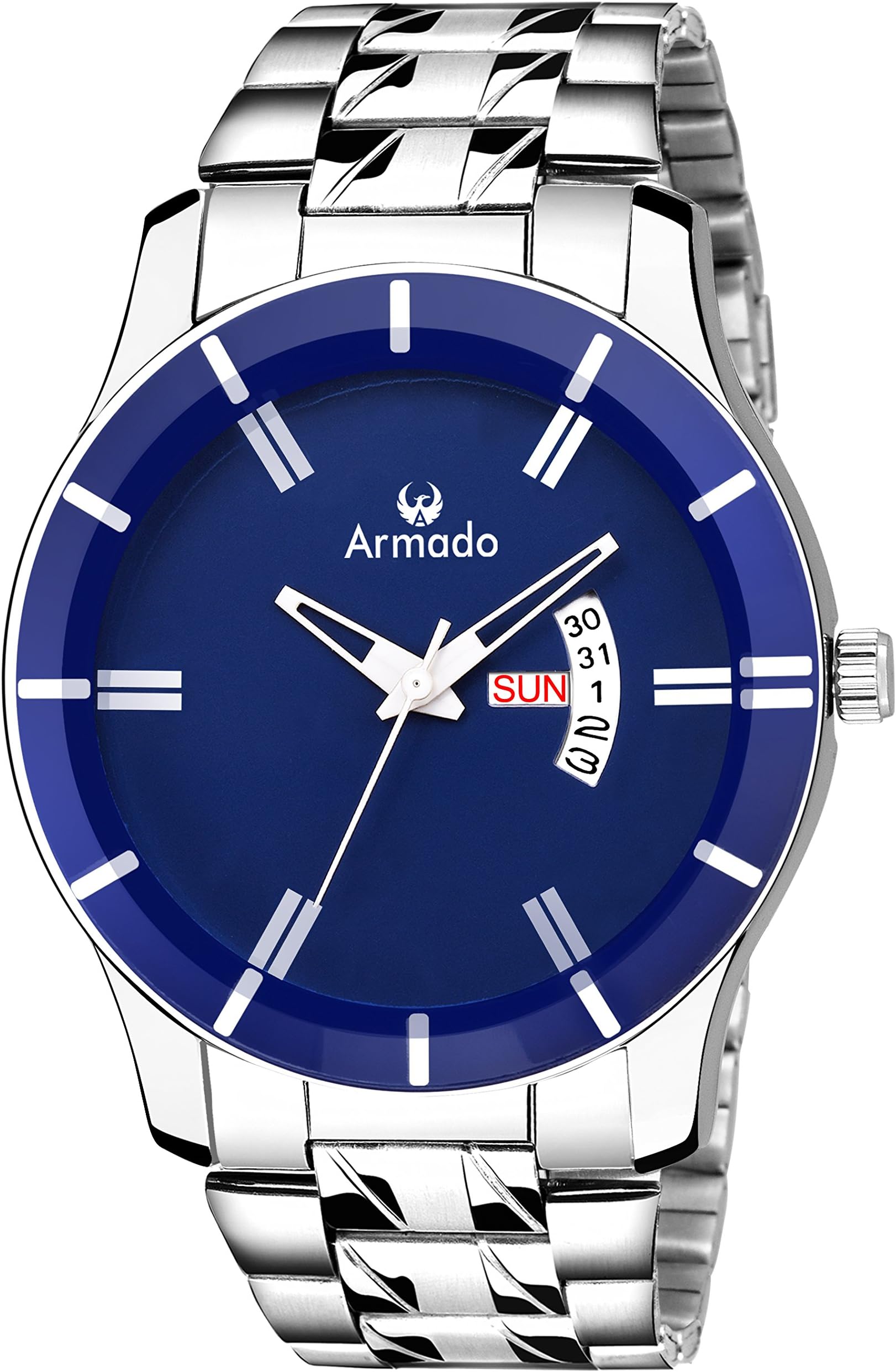 ARMADO AR-205-BLU Day and Date Watch -for Men