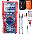 AstroAI Digital Multimeter Tester TRMS 20000 Counts with Higher Resolution Auto-Ranging Voltmeter; Accurately Measures Voltage Current Resistance Diodes Continuity Duty-Cycle Capacitance Temperature