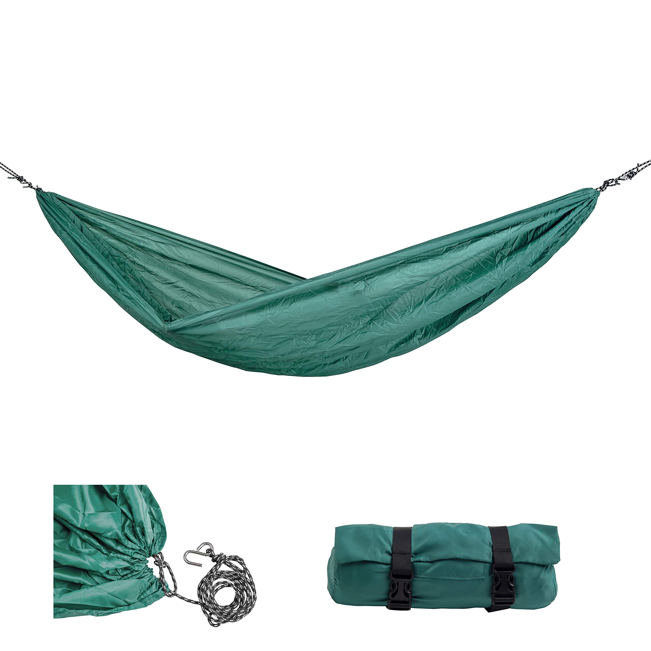 as Unisex – Adult Travel Set Hammock, Green, One Size