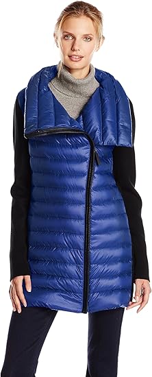 calvin klein performance plus size asymmetrical puffer jacket