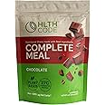 HLTH Code Complete Meal Replacement Shake - Healthiest Meal Replacement = Healthiest You | Keto Friendly | High Protein | Low Carb | Collagen | Gluten Free | Plant Based Chocolate (15 servings)