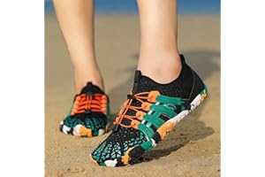 Unisex - Quick-Dry Water Shoes - Comfortable and Breathable - Suitable for Fishing, Surfing, Hiking, Wading, Beach Play, and 
