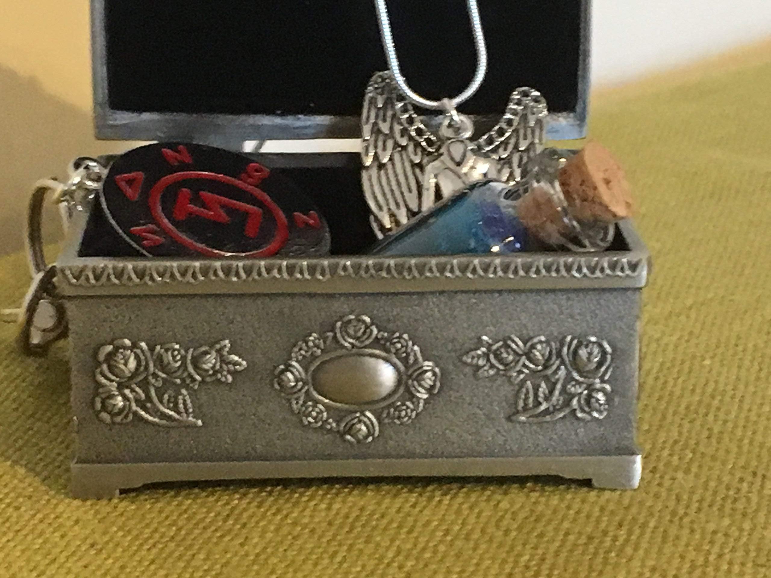 Supernatural - Small Pewter Style Treasure Chest - Castiel