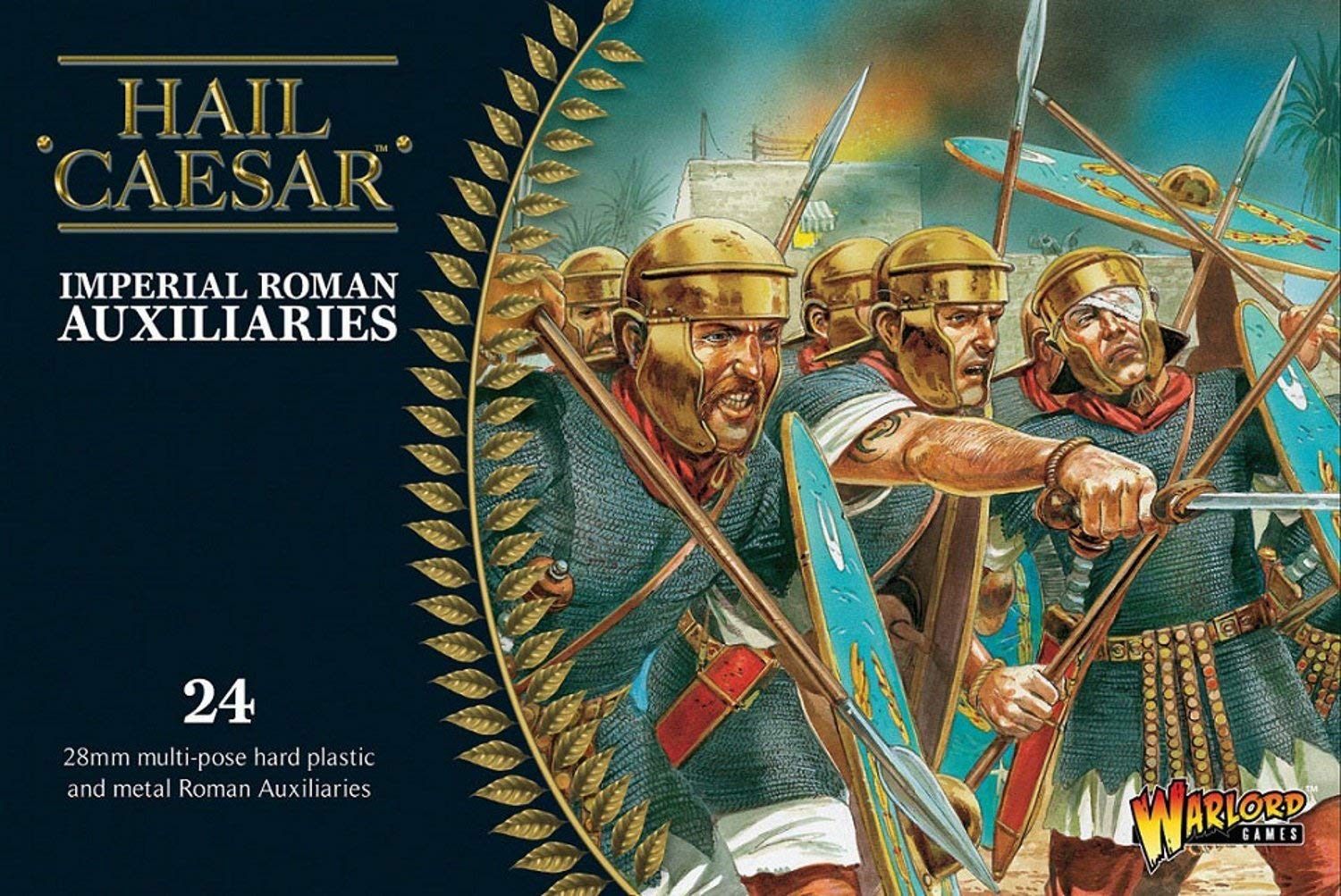 Imperial Romans Auxiliaries - 28mm Scale Plastic Miniatures for Hail Caesar by Warlord Games - Highly Detailed Ancient Era Miniatures for Table-top Wargaming