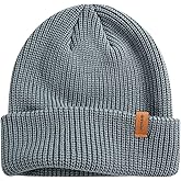 Qeyazhsl Large Size Winter Beanie - Windproof Thick Warm Skull Cap Knit Hat Cold Cap for Accept Custom Orders Women & Men