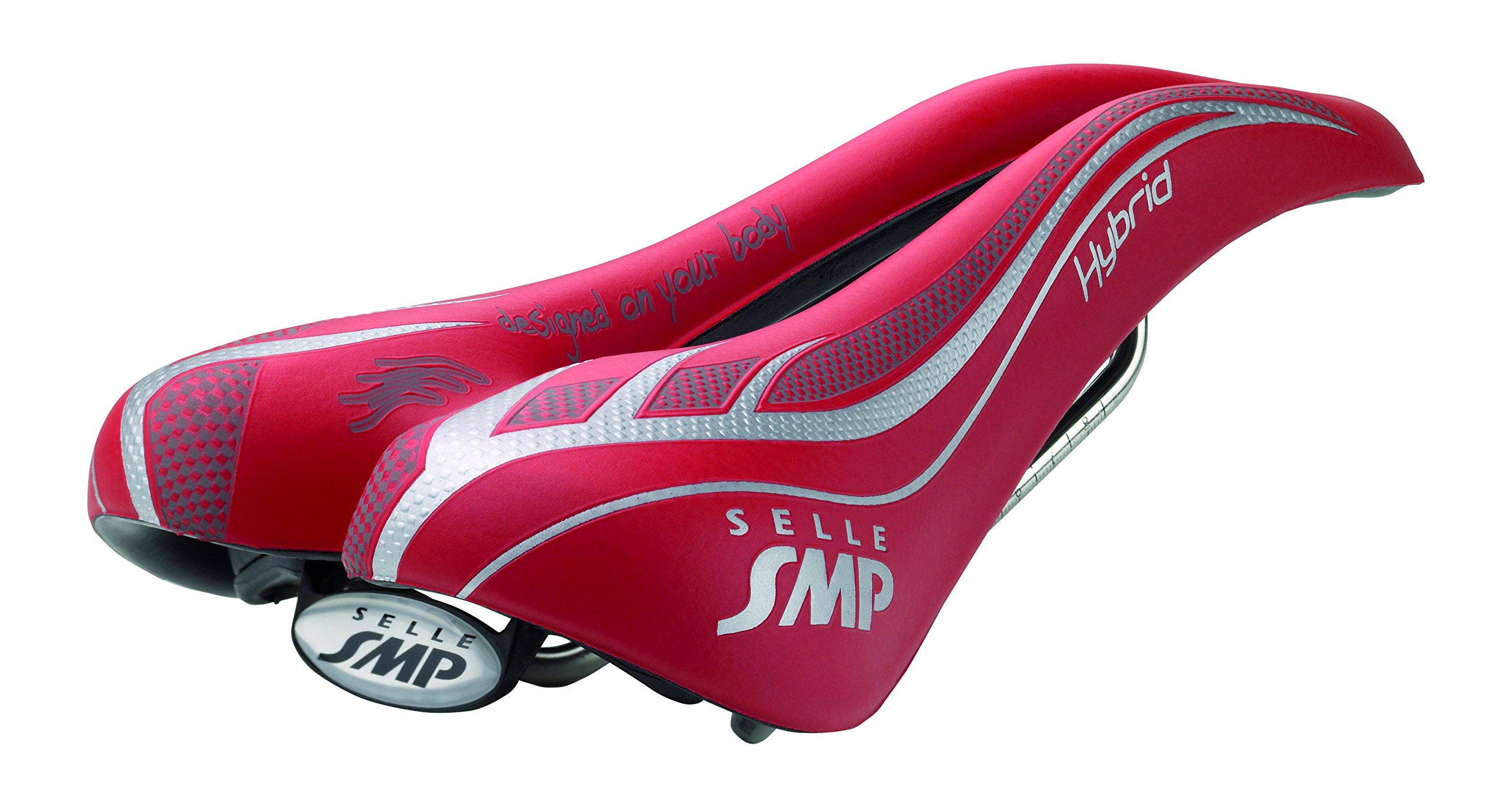Selle Smp Hybrid Saddle - Red, Medium โ image 1