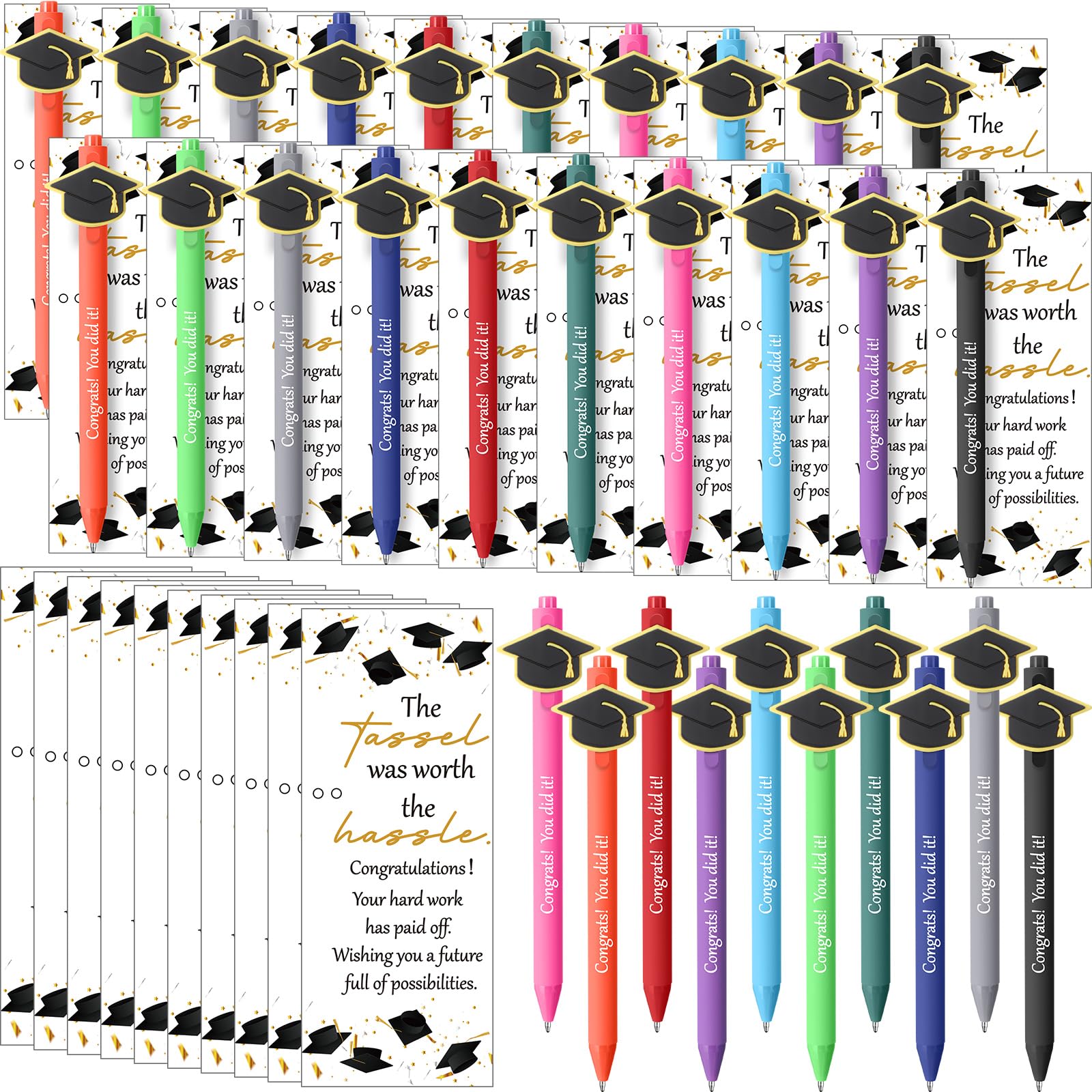 MotiMind 20 Sets Graduation Ballpoint Pen Class of 2025 Gifts Bulk ...