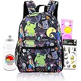 Nightmare Before Christmas Backpack Set - Bundle with 16