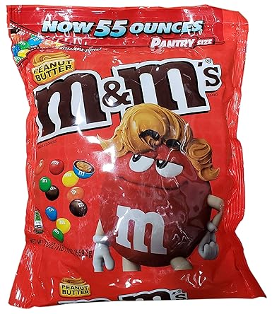 M&M's, Peanut Butter, 55 oz