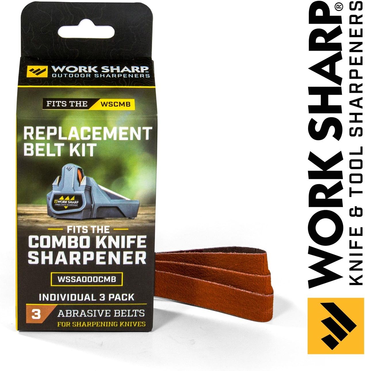 Official Work Sharp Combo Knife Sharpener Replacement Belt Kit Amazon