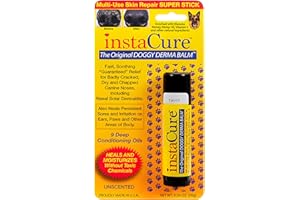 INSTACURE Doggy Derma Balm Jumbo-Sized Skin Repair Stick w/Manuka Honey. Soothes & Heals Dog's Dry Cracked Noses, Paws, Bulld