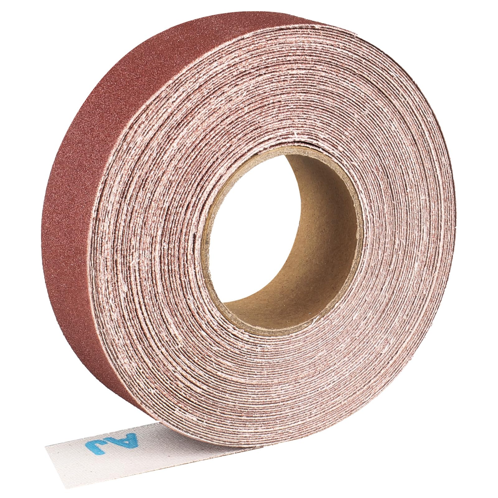 Shineboc sandpaper roll 2.5cmx25m 150 grit aluminum oxide sandpaper, suitable for sanding, wood, furniture finishing, stainless steel and automotive body processing