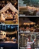 BRIMAX USB Powered LED String Lights 24.6ft 2700K Warm White S14 1W view 7