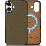 SHIELDON Leather Case for iPhone 16 Plus