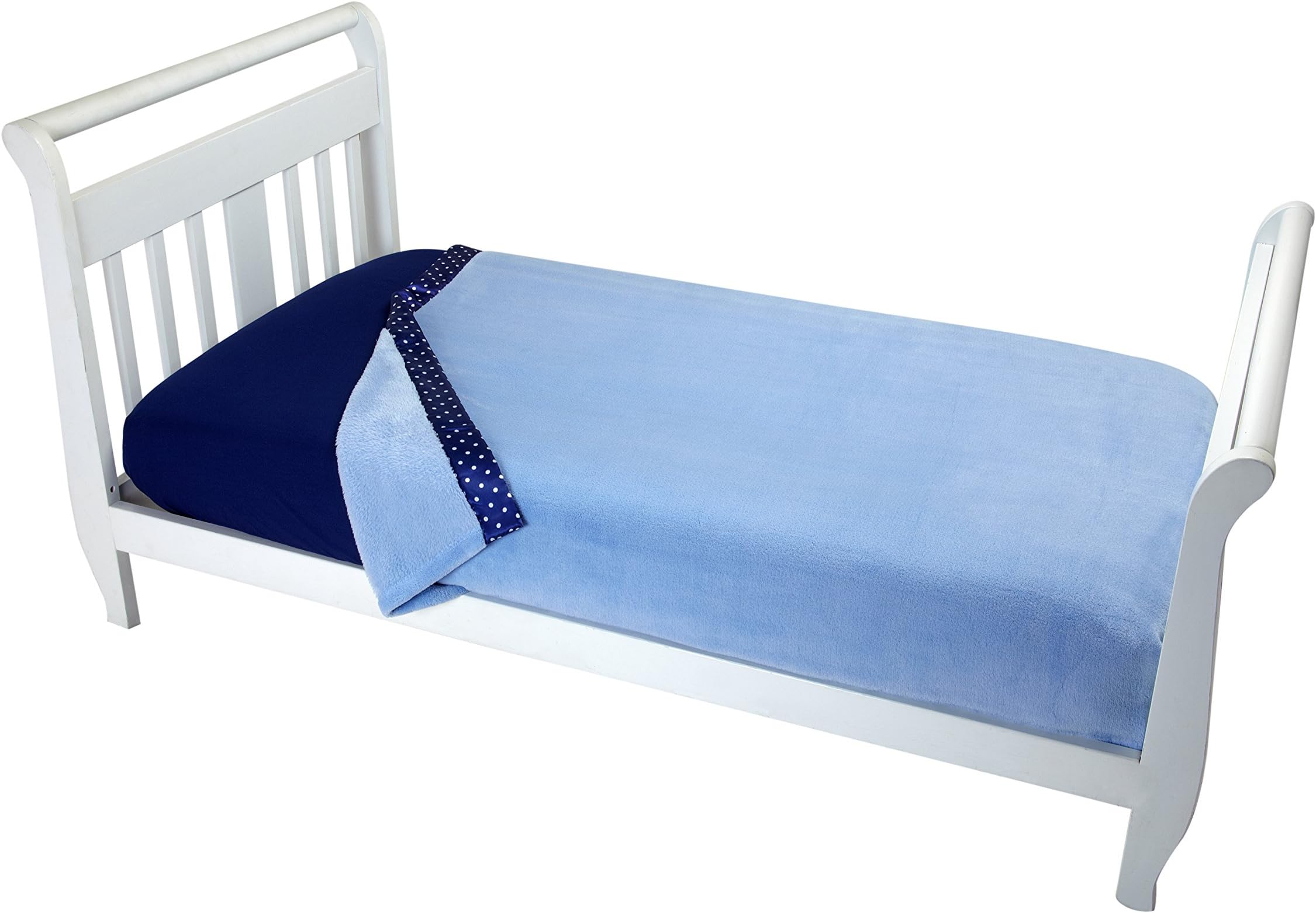 Everything for Kids Toddler Coral Fleece Blanket, Blue