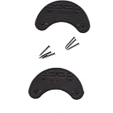 Guard Quality Heel and Toe Plates Polyurethane (Plastic) Taps Savers 1 Pair Self-Adhesive with Nails (Size 6A)