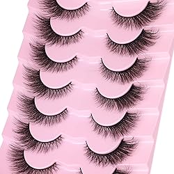 False Lashes Natural Look Fluffy Faux Mink