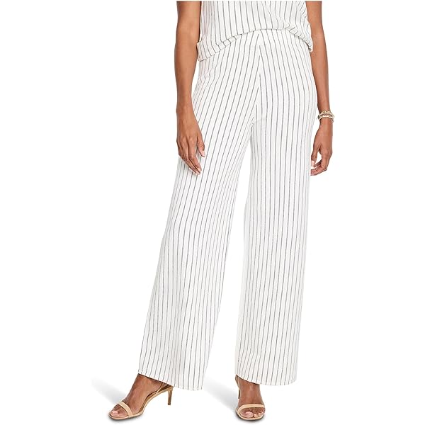 【美品】 【撥水】 Premium Stretch Stripe Slacks 360°ストレッチ／セットアップ対応】None Of Stress シャドー