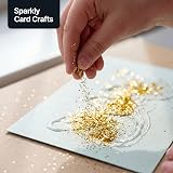 Hemway Gold Microfine Glitter 100g Craft Resin Nail Face Body view 6