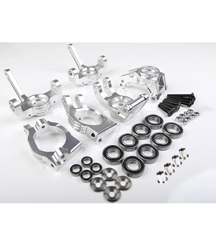 Set Rinforzi Telaio In Alluminio GTB Per Losi DBXL 2.0 1/5 – Top Plate E Braccetti