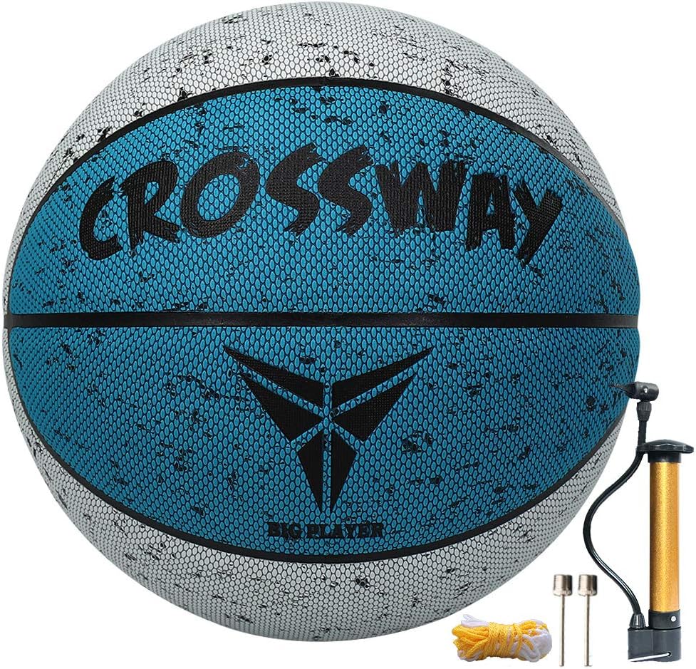College Basketball 27.5"-29.5" Indoor Outdoor Basketball Official Size 5-7 Street Composite Leather Basketballs for Youth, Training, High School : Sports & Outdoors