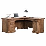 Sauder Palladia L Shaped Desk with Drawers, Office