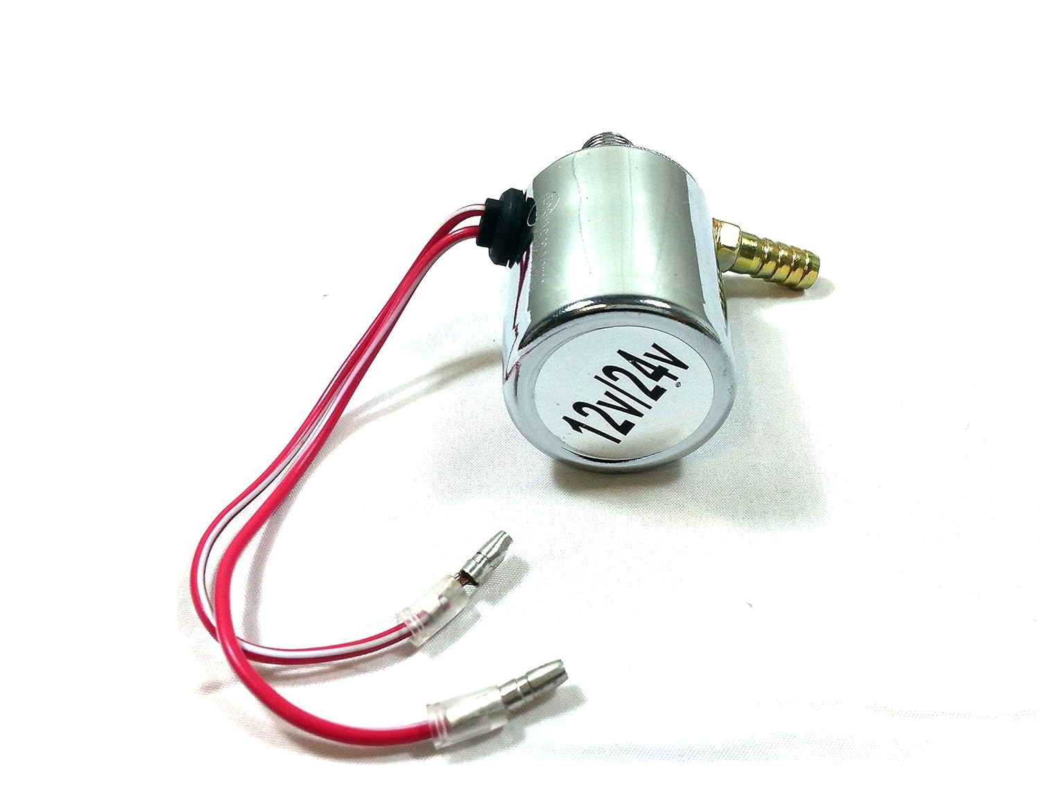 12V 24V TRUCK VAN UNIVERSAL CHROME PLATED AIR HORN ELECTRIC SOLENOID