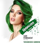 PaintGlow Rebellious Colours Voodoo Green 100ml Vegan Semi Permanent Dye view 3