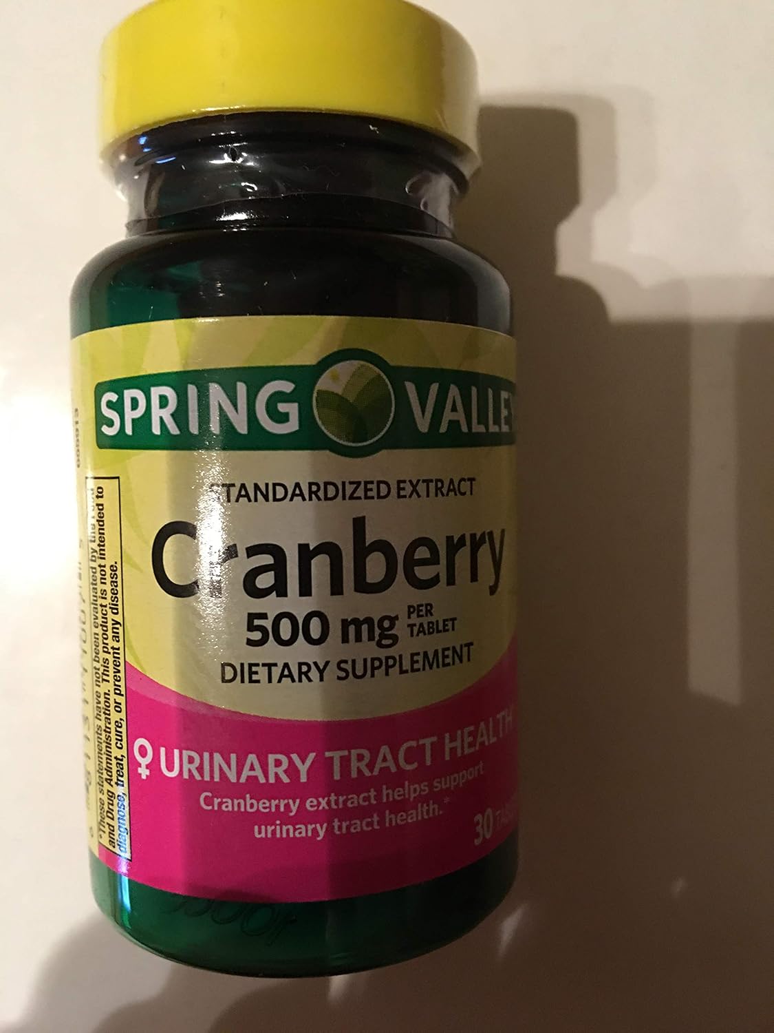 Spring Valley Standardized Extract Cranberry, 500 Mg, 30